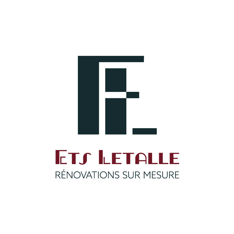 New logo for Ets Letalle - Rénovations sur mesure - image of the monogramme