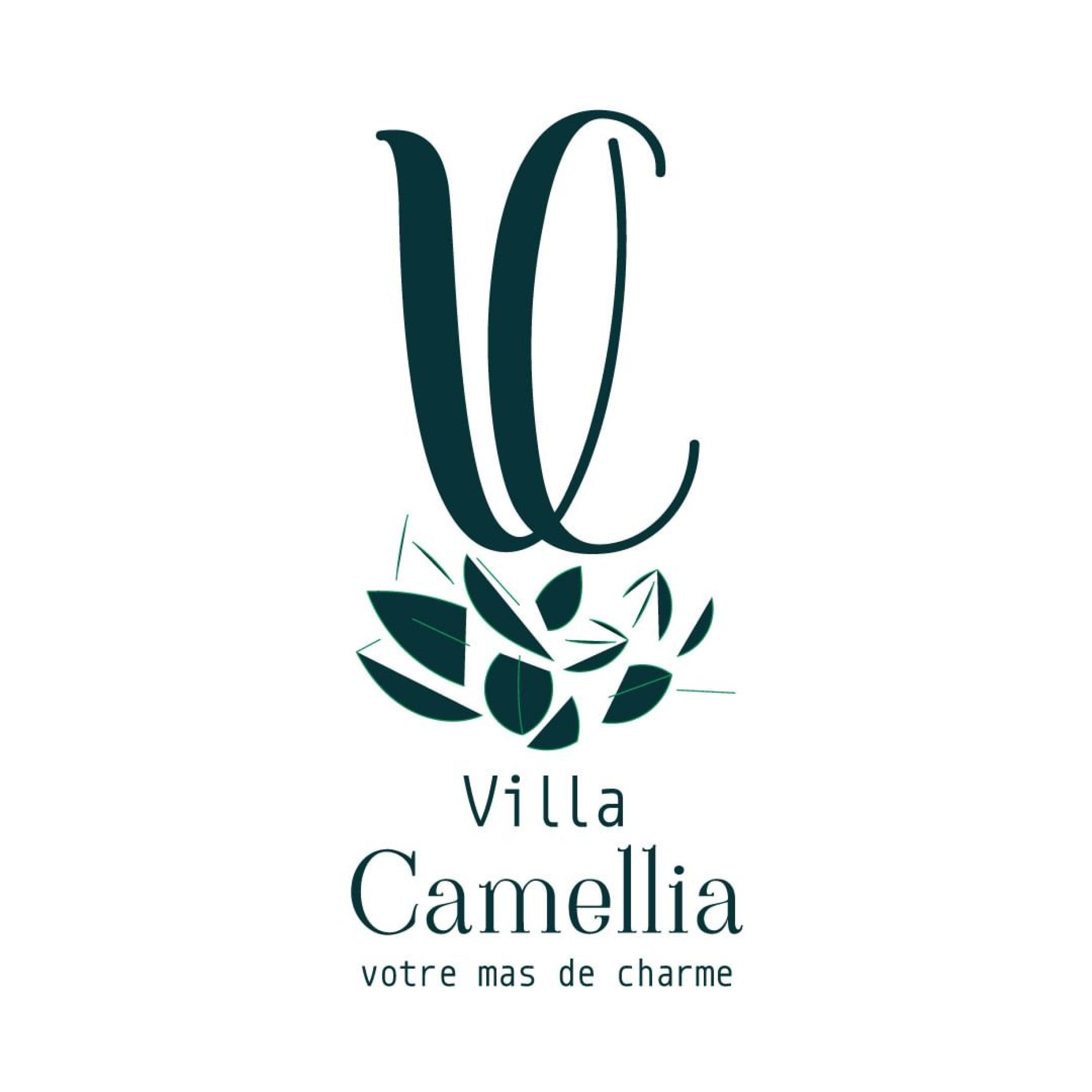 Villa Camellia logo design