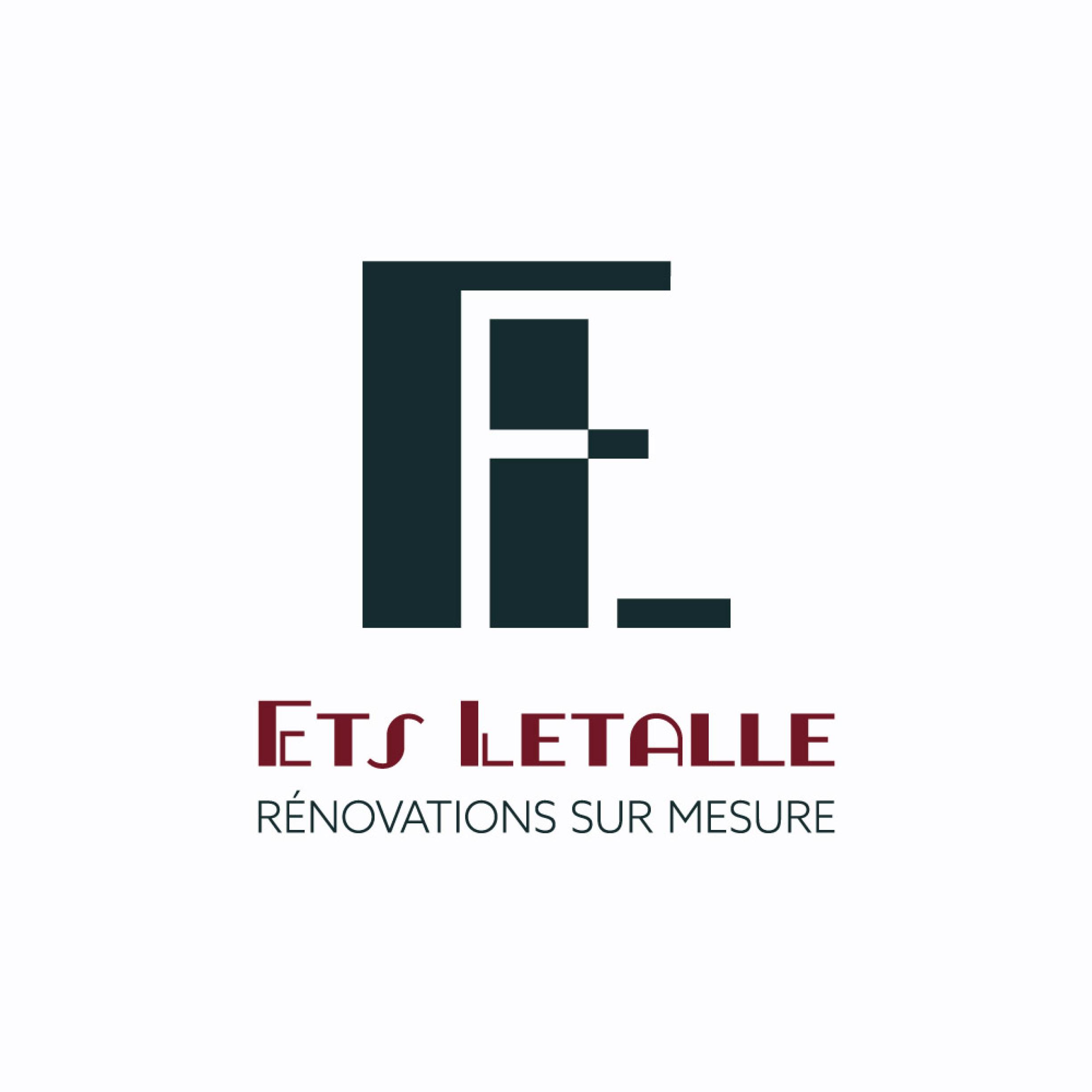 New logo for the Etablissements Letalle a French construction company 